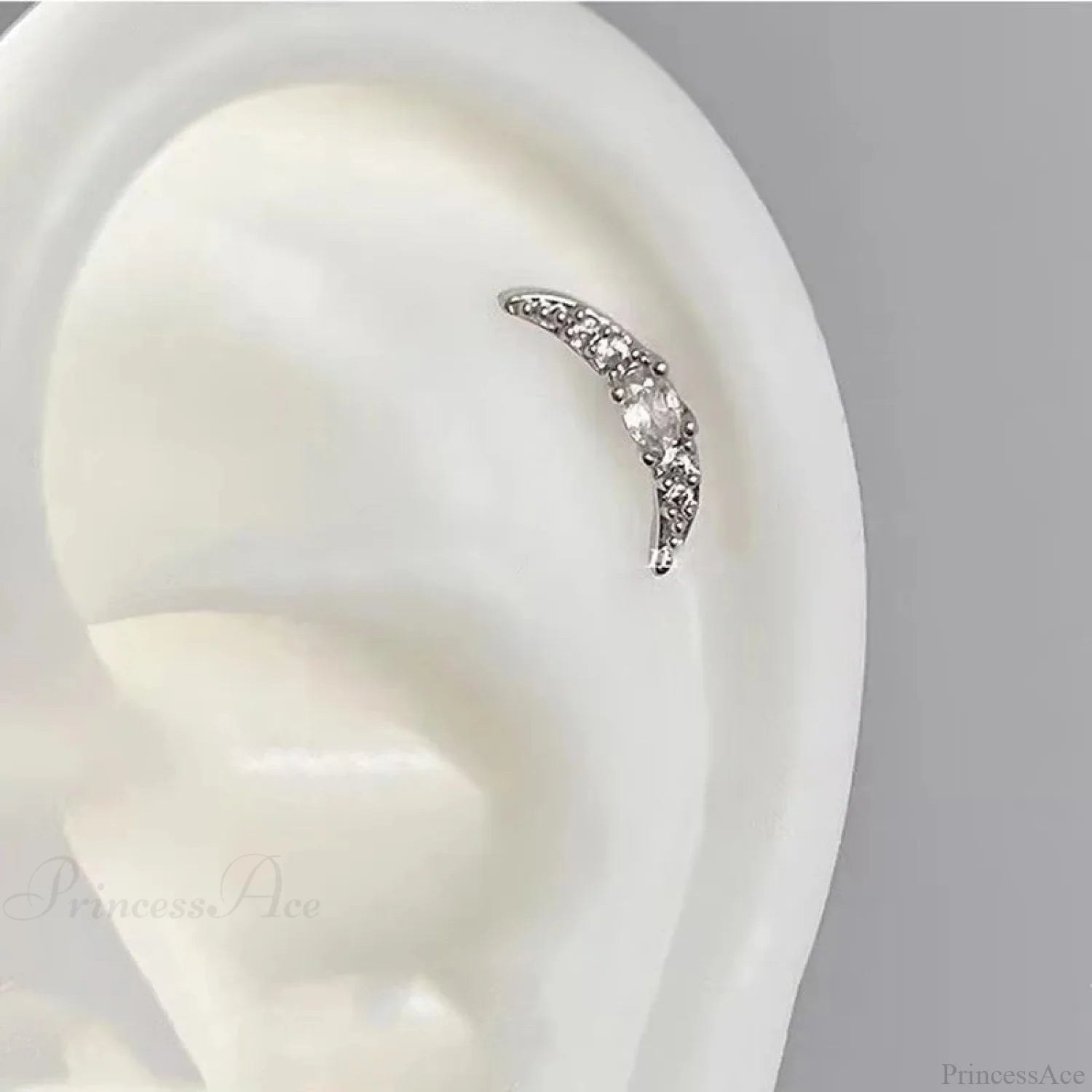 Shiny Saturn 316L Stainless Steel Stud Earring color10