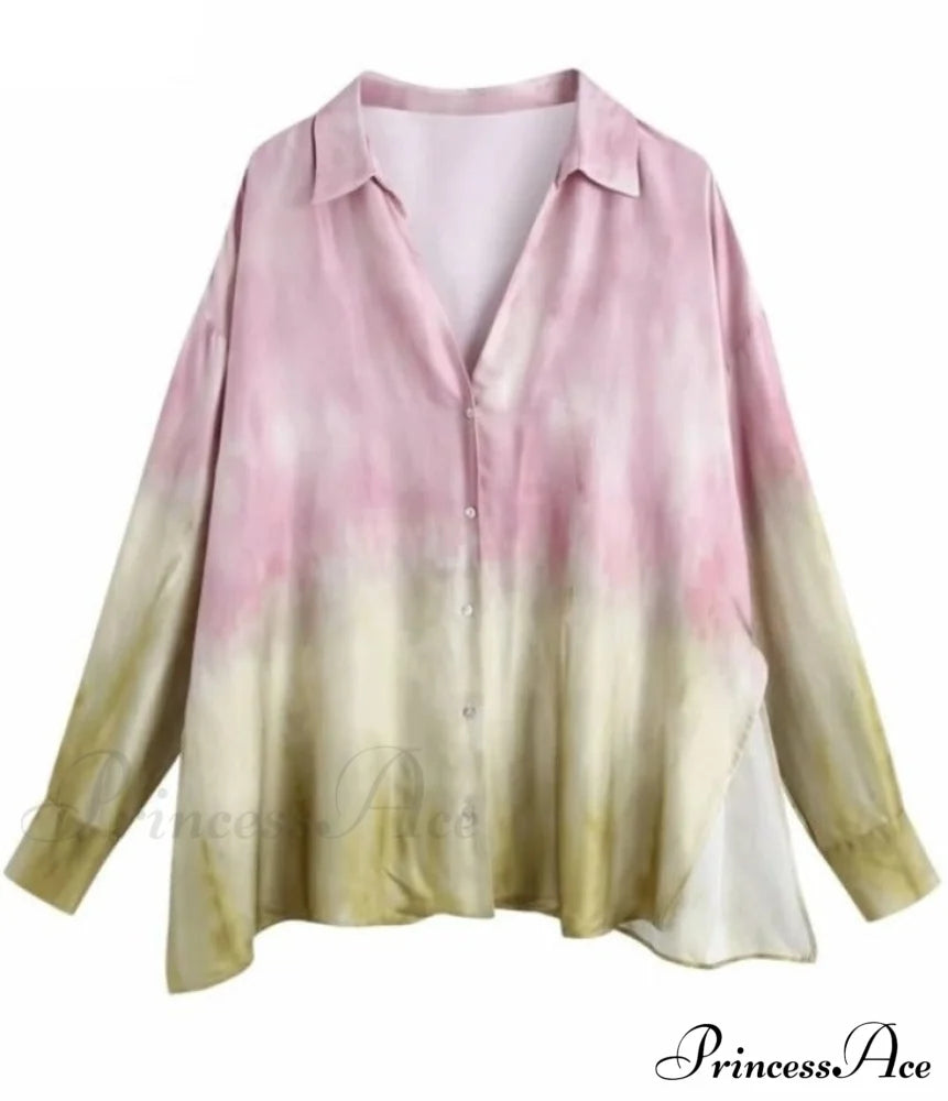 Shonna Tie-Dye Shirt Xs / China Tops & Blouses