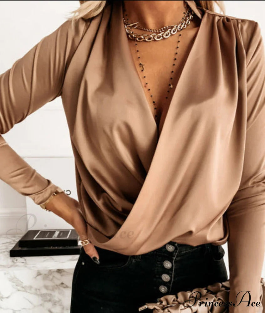 Silk Blouse By Peige Tops & Blouses