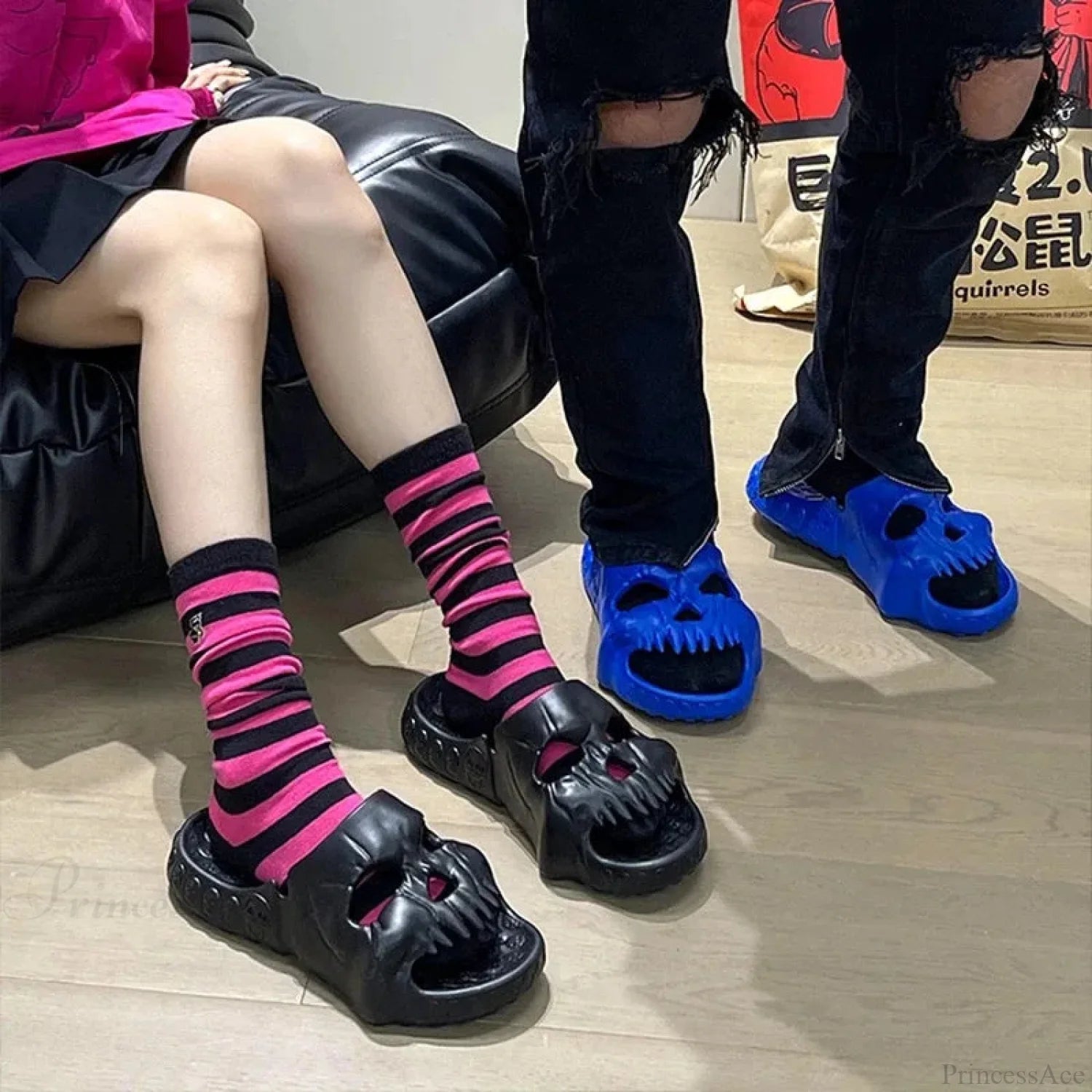 Skull Gothic Elevated Sandal