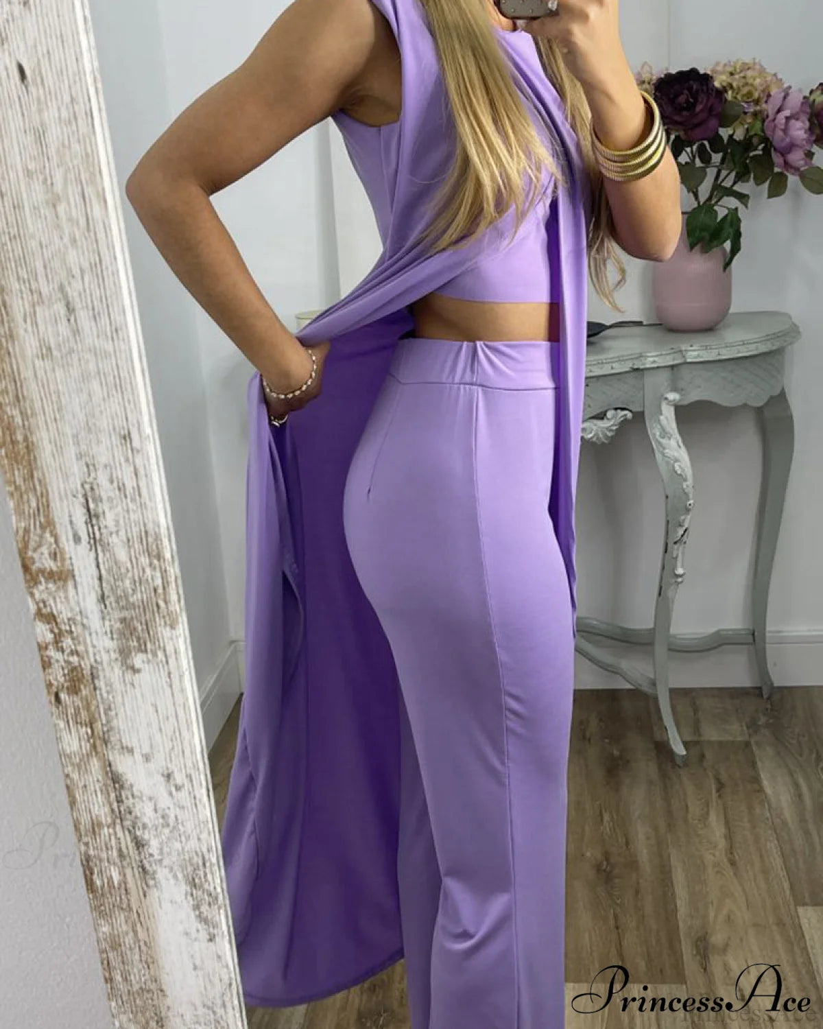 Sleeveless 2-Piece Outfit Two-Piece Sets