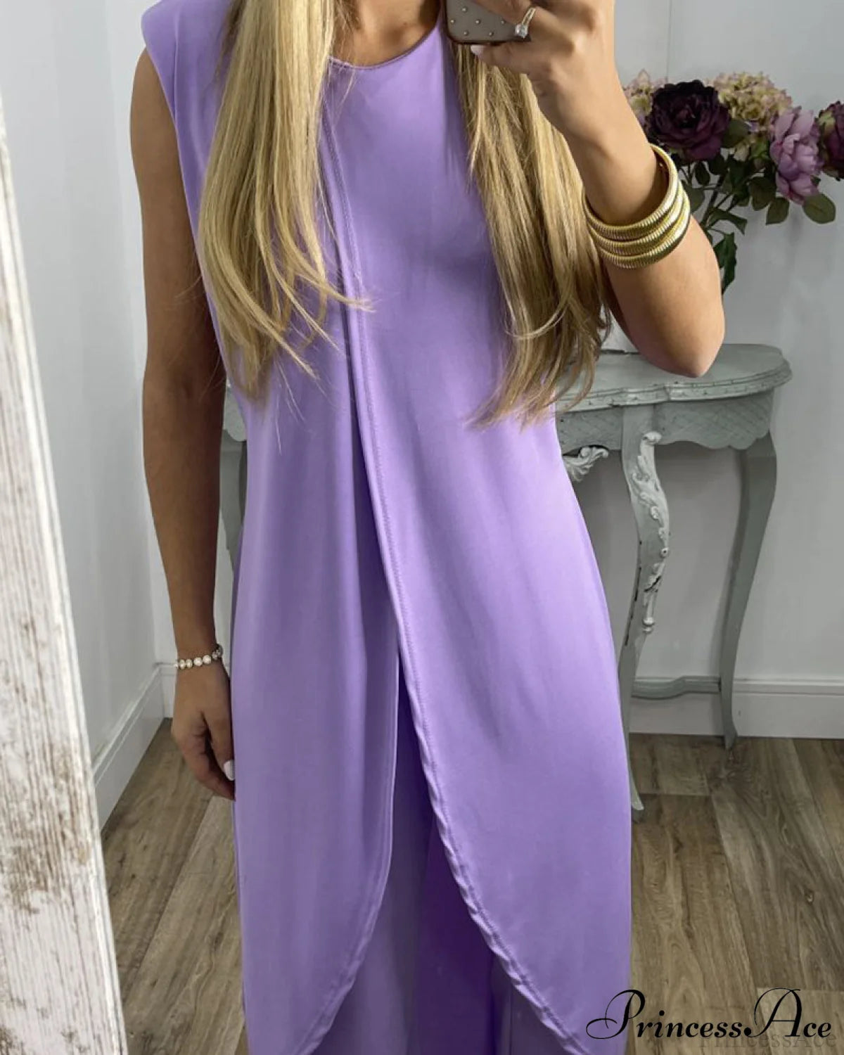 Sleeveless 2-Piece Outfit Two-Piece Sets