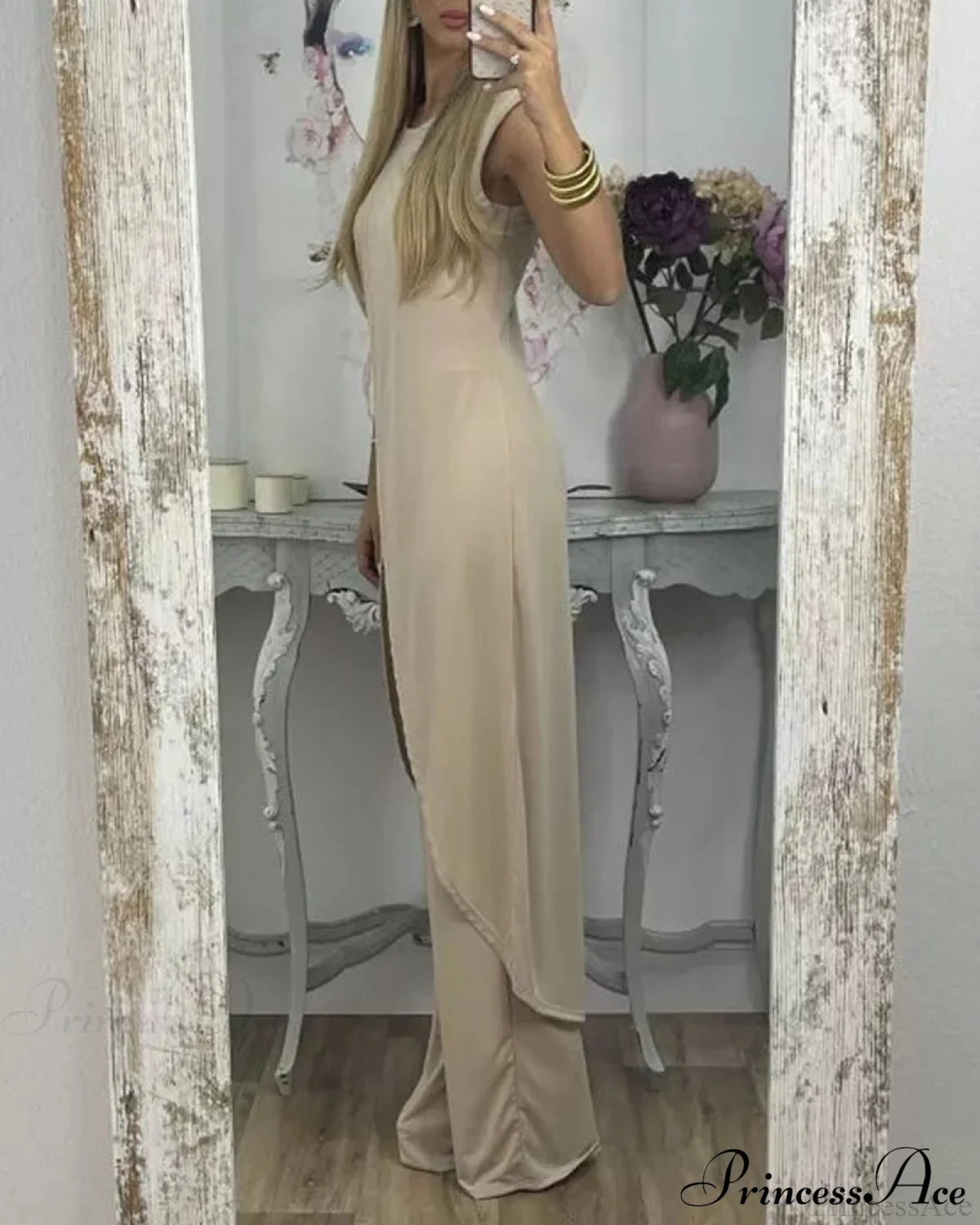 Sleeveless 2-Piece Outfit Two-Piece Sets