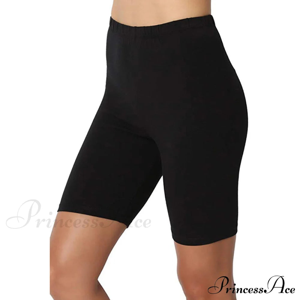 Slim High Waist Leggings Black / S