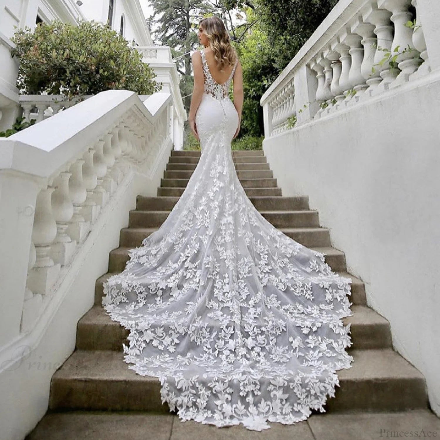 Slim Tail Wedding Dress weddingdress-250223