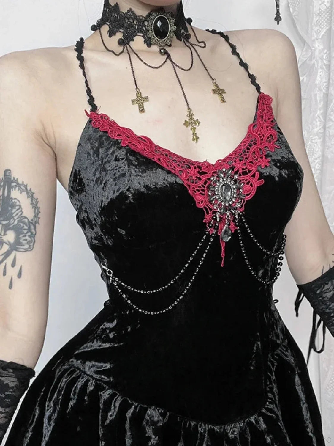 Soft Chain Corset Small Dress