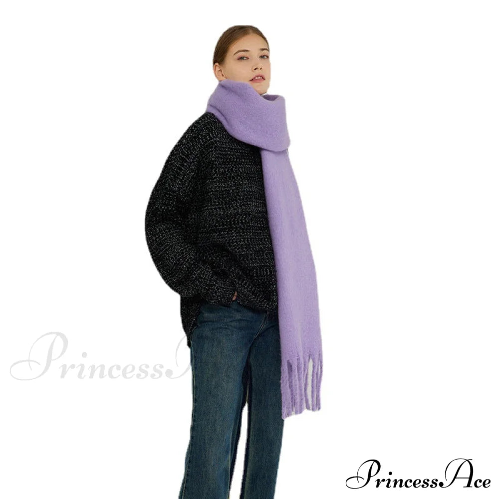 Soft Warm Thick Cozy Elegant Modern Trendy Classic Scarf