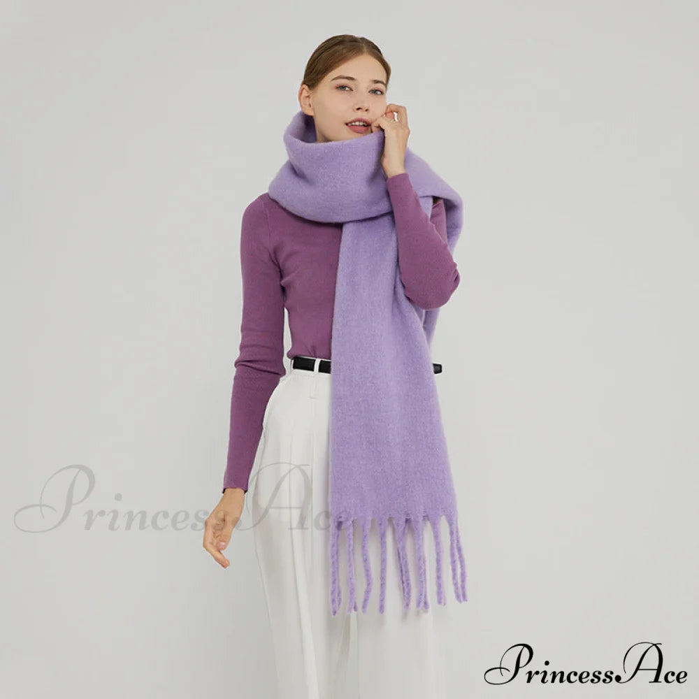 Soft Warm Thick Cozy Elegant Modern Trendy Classic Scarf