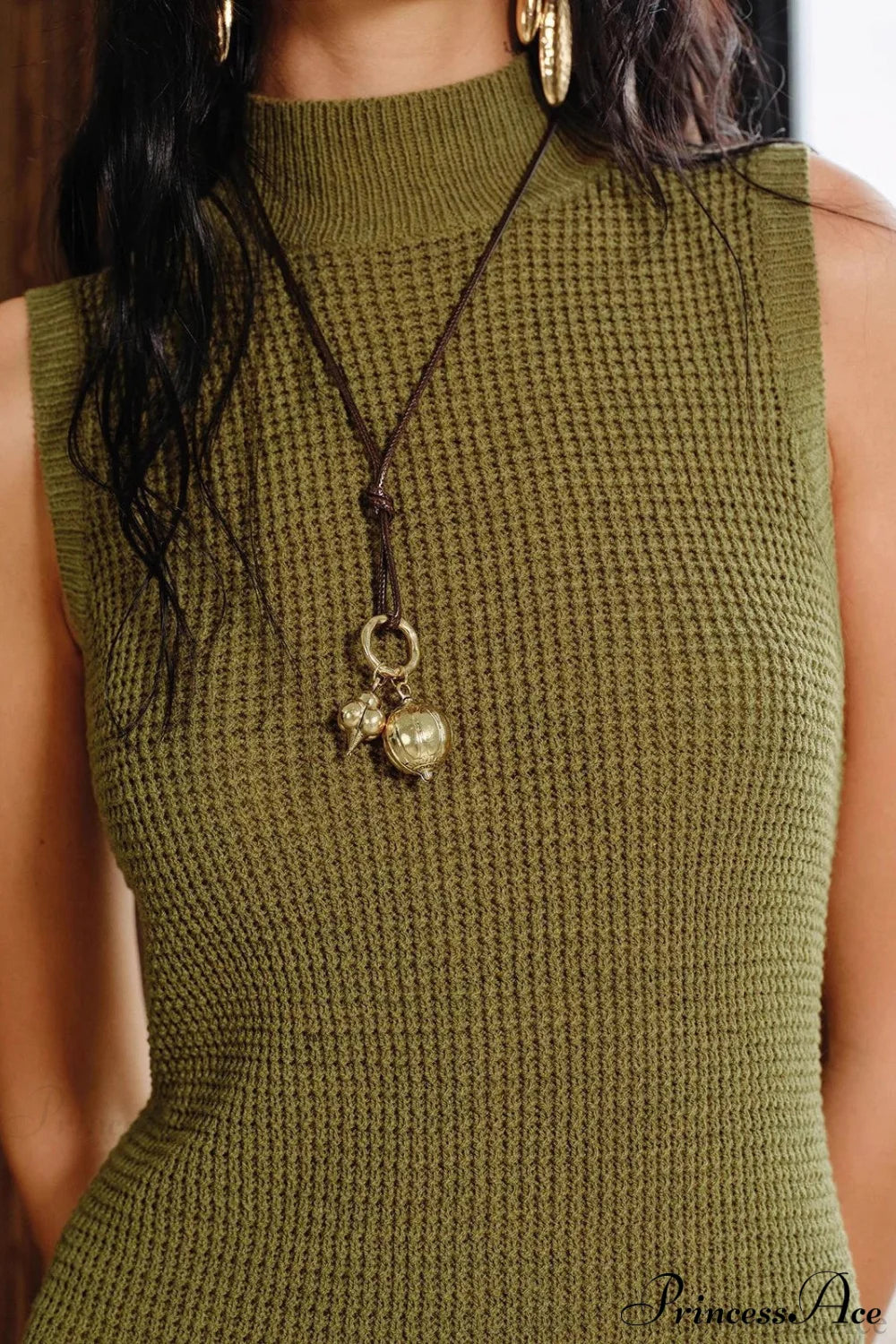 Solid Knit Tassel Bodycon Mini Dress