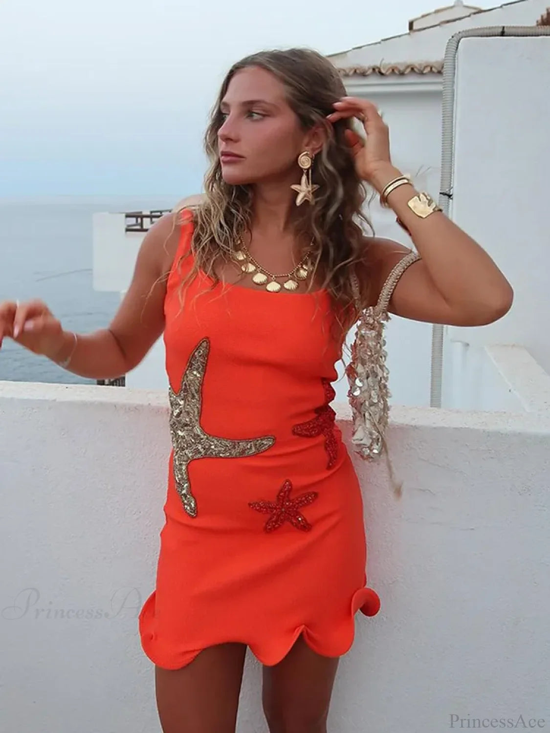 Sparkling Sequined Mini Dress minidress-250223