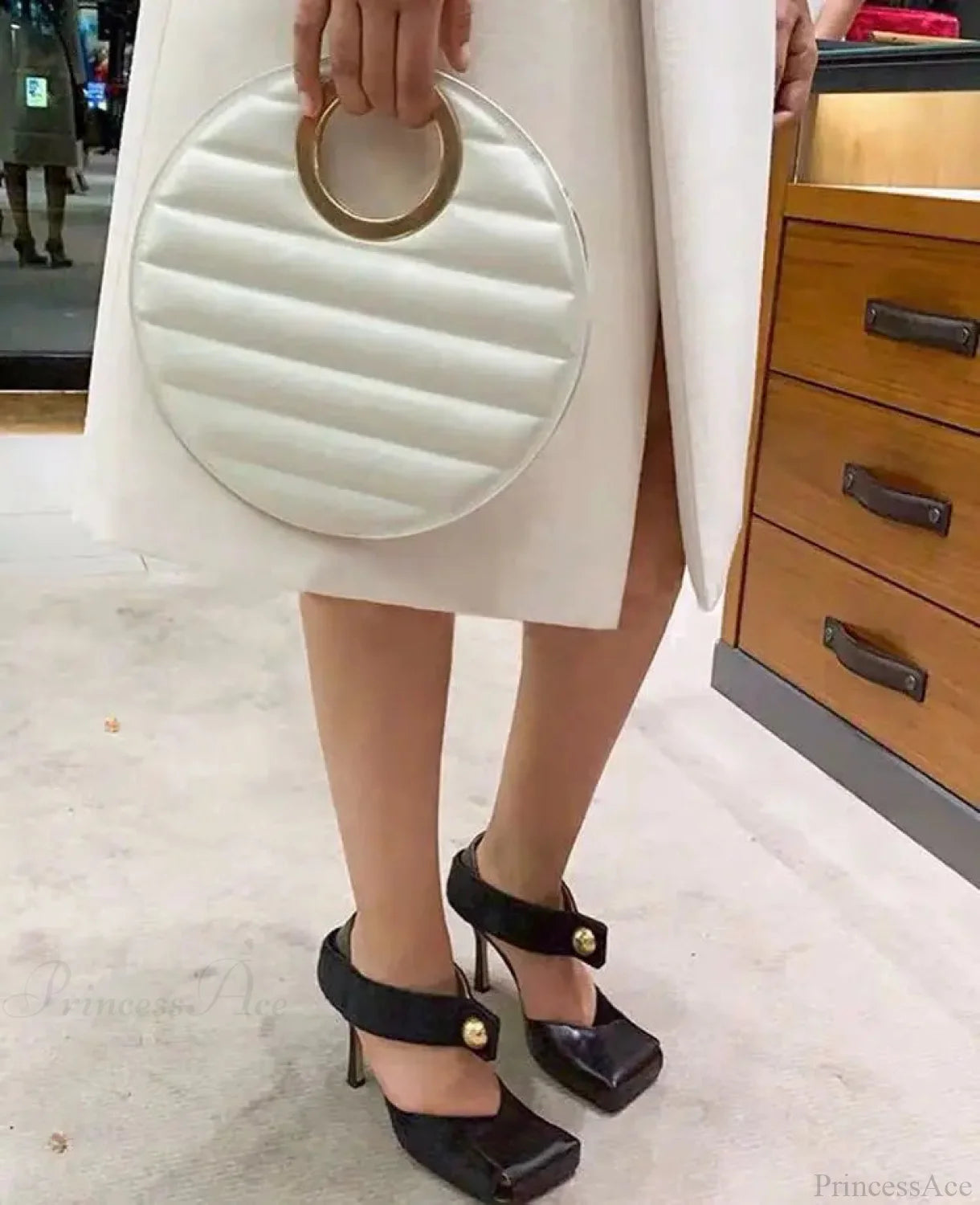 Square Mind Pumps Medieval High Heel