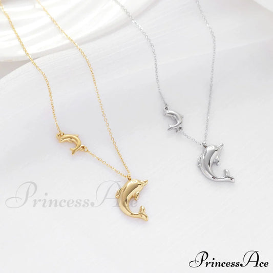 Stainless Steel Dolphin Necklaces