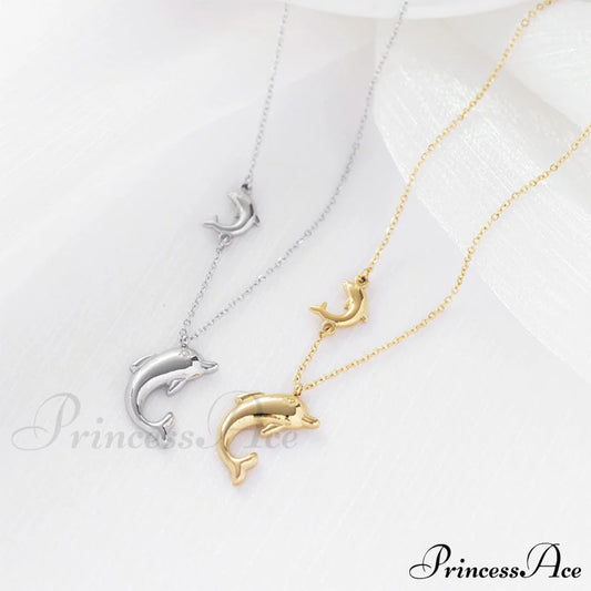 Stainless Steel Dolphin Necklaces