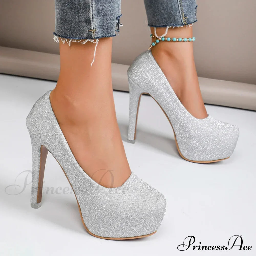 Stiletto Sexy High Heels New Summer Casual Pumps Platform Luxury Wedding Shoes Heel