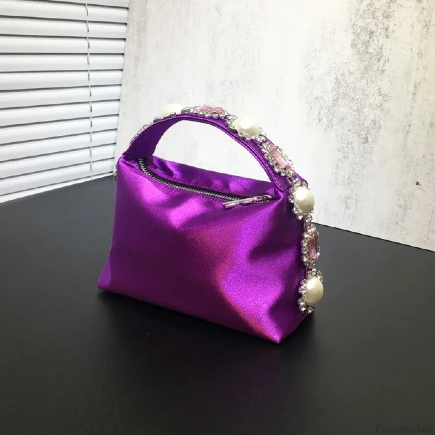 Stones Silk Phone Handbag Wristlet wristlet-250126