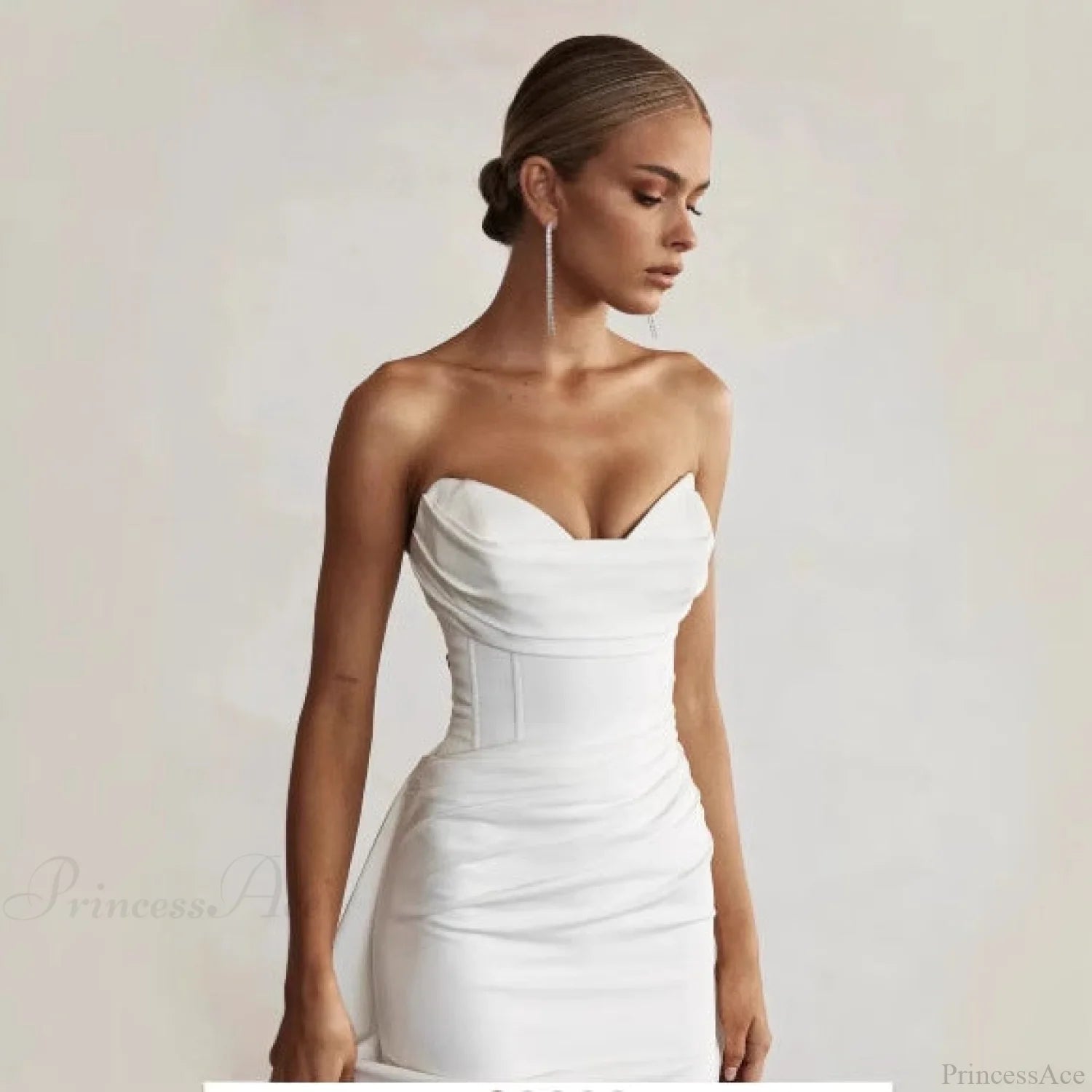 Strapless Two-Way Slit Mermaid Wedding Dress weddingdress-250223