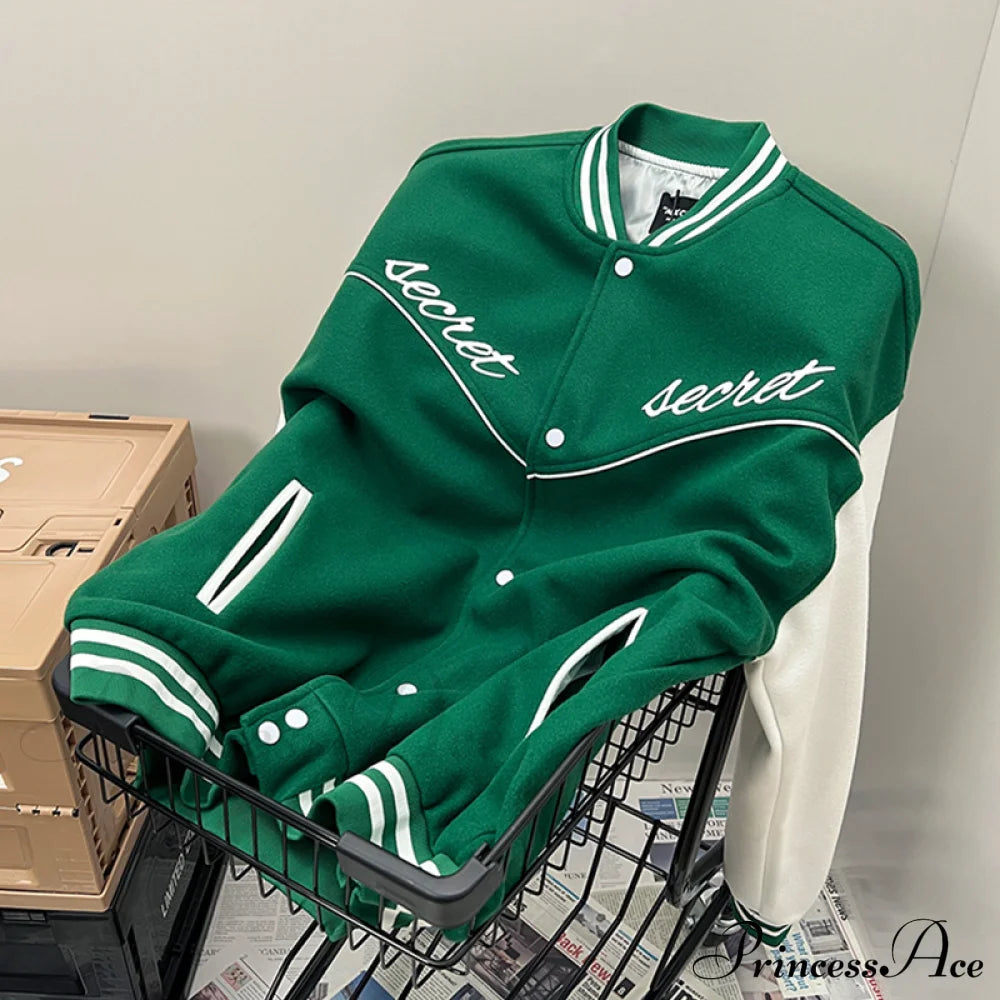 Streetwear Baseball Uniform Jacket