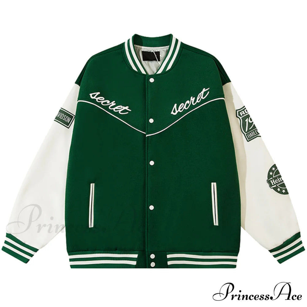 Streetwear Baseball Uniform Jacket