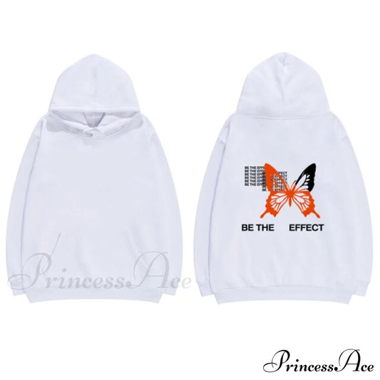 Streetwear Hip Hop Punk Casual Loose Hoodie White / S Sweatshirts & Hoodies-L