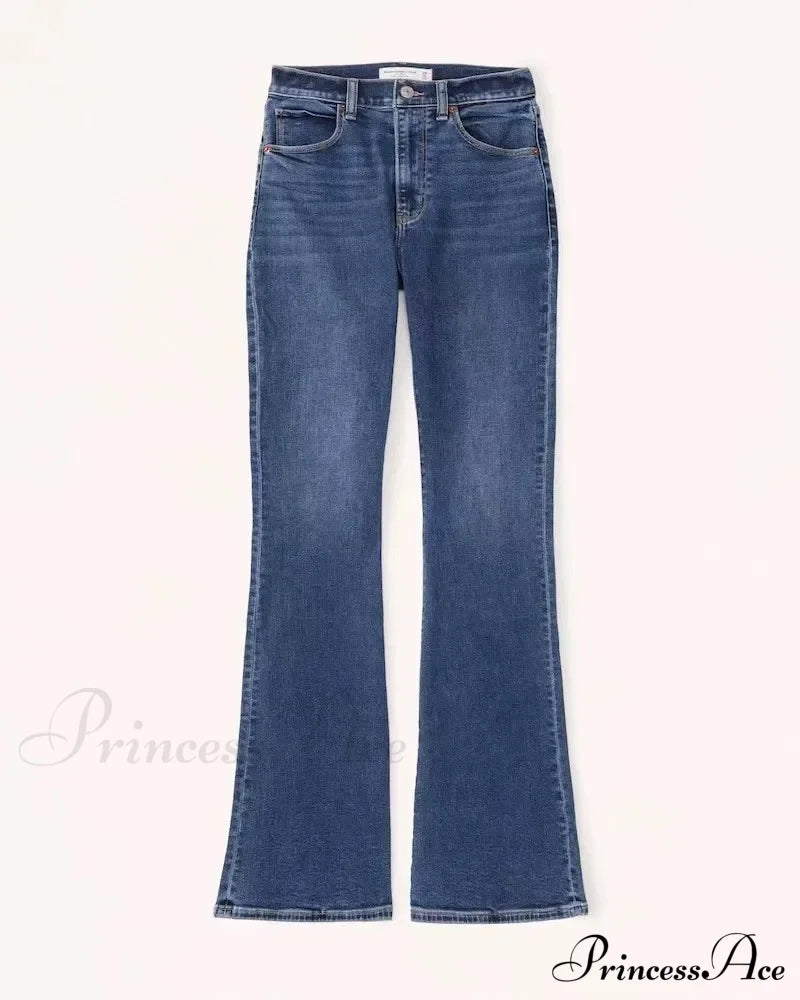 Stretch High Waist Slimming Skinny Flare Women’s Casual Fashion Slim Fit Small Summer 2024 New Jean