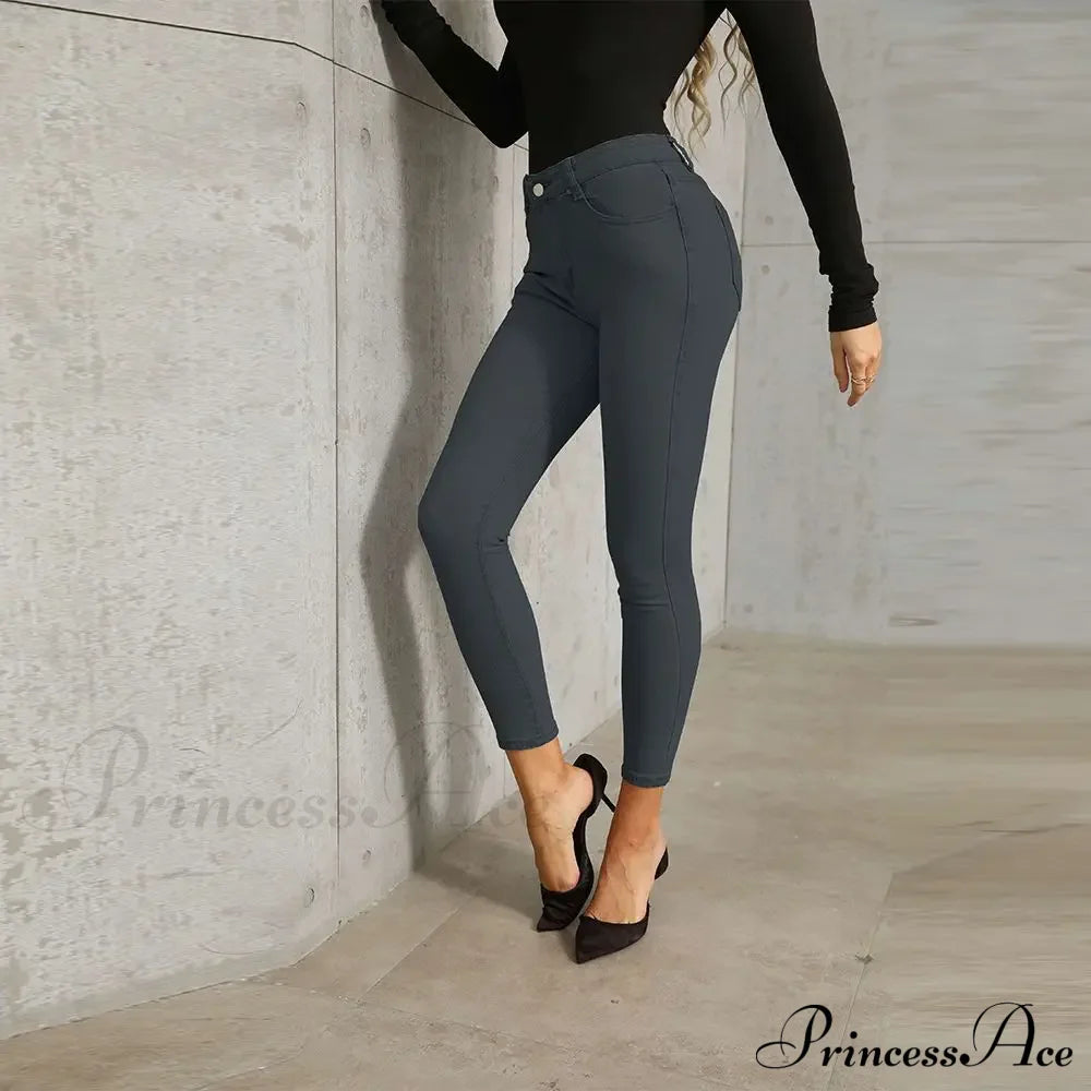 Stretch Skinny Women’s High Waisted Sexy Streetwears Pencil Fashion Elastici Denim Slim Casual