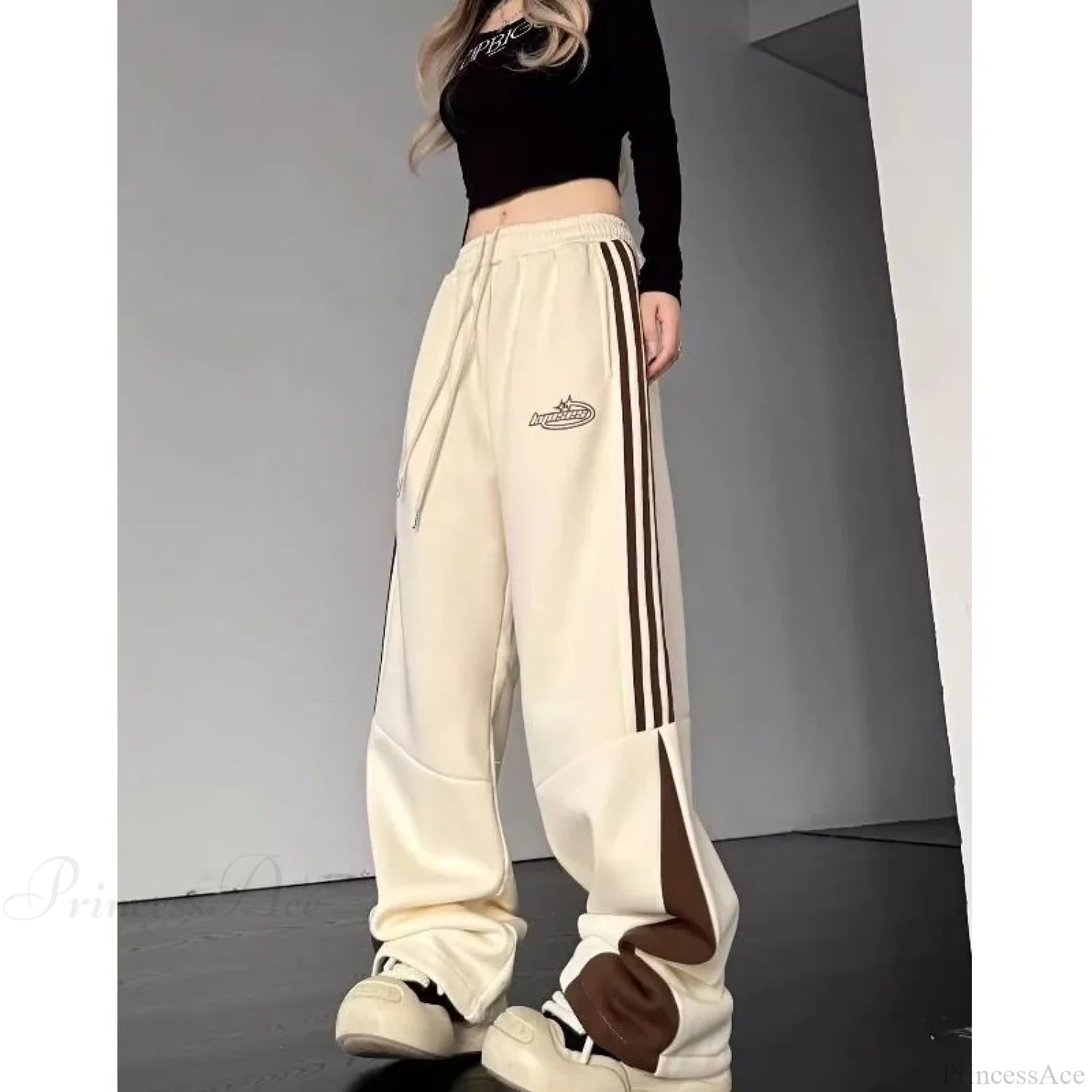 Striped Cargo Sweatpants Casual Pants