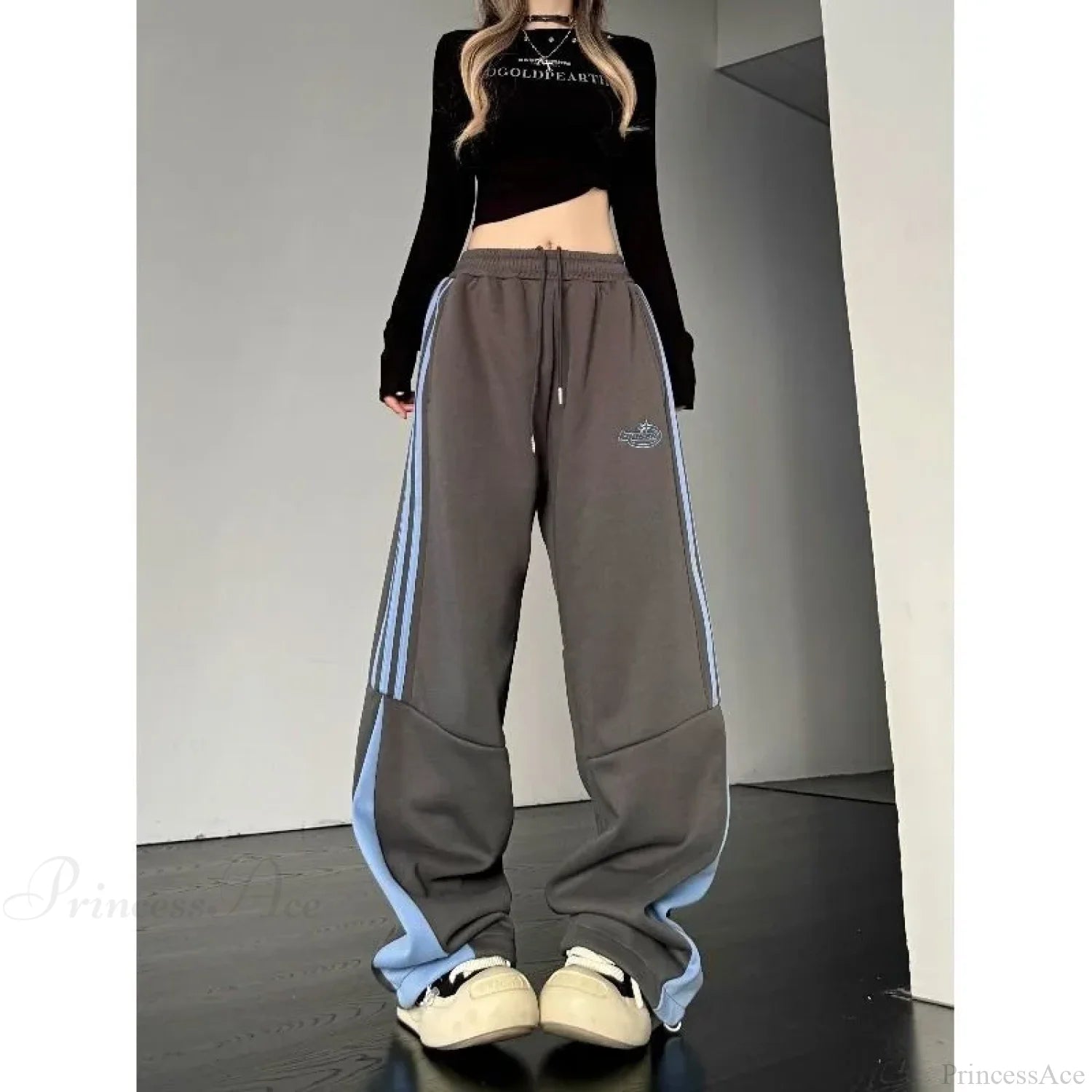 Striped Cargo Sweatpants Casual Pants