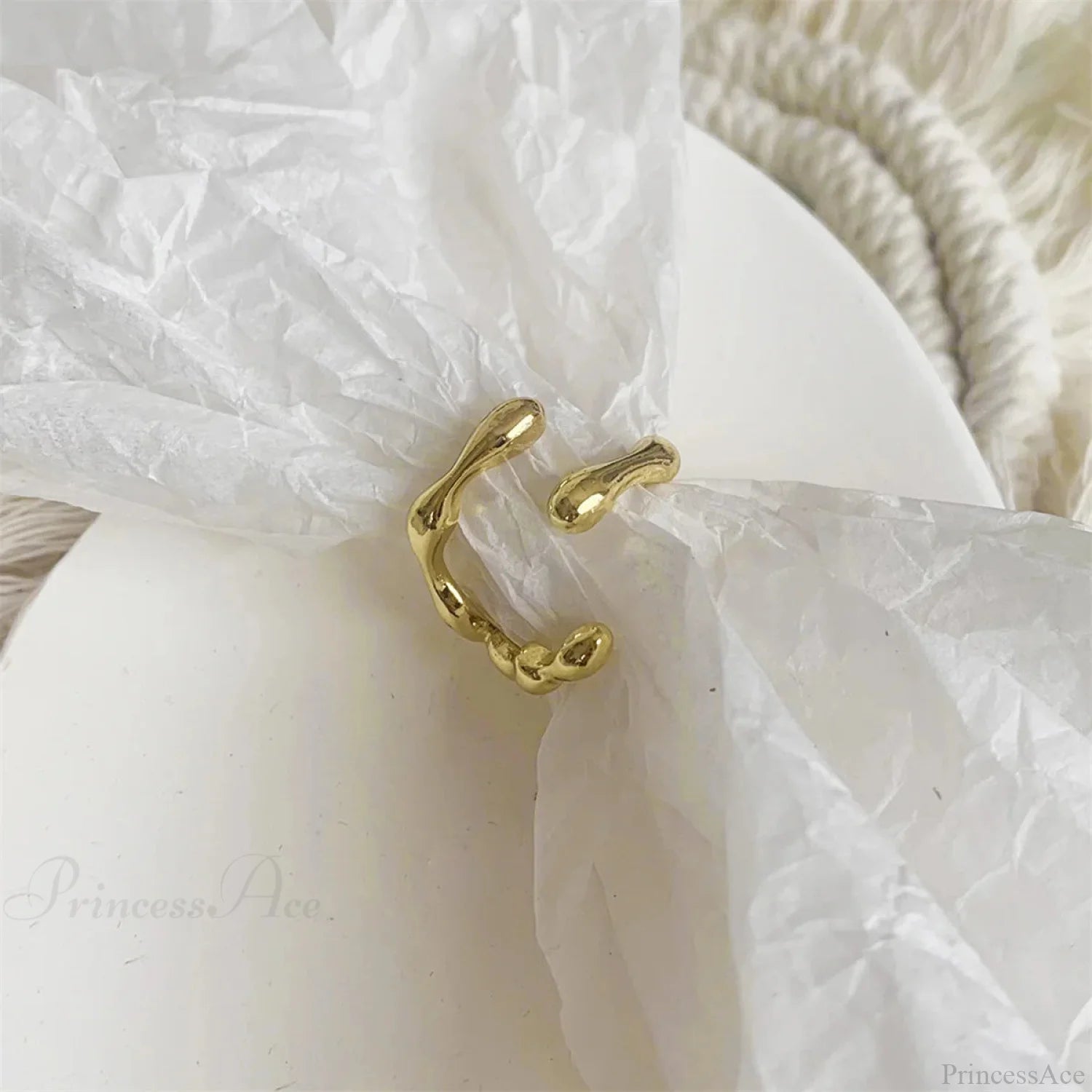 Stylish Silver Simple Gothic Ring sliver3