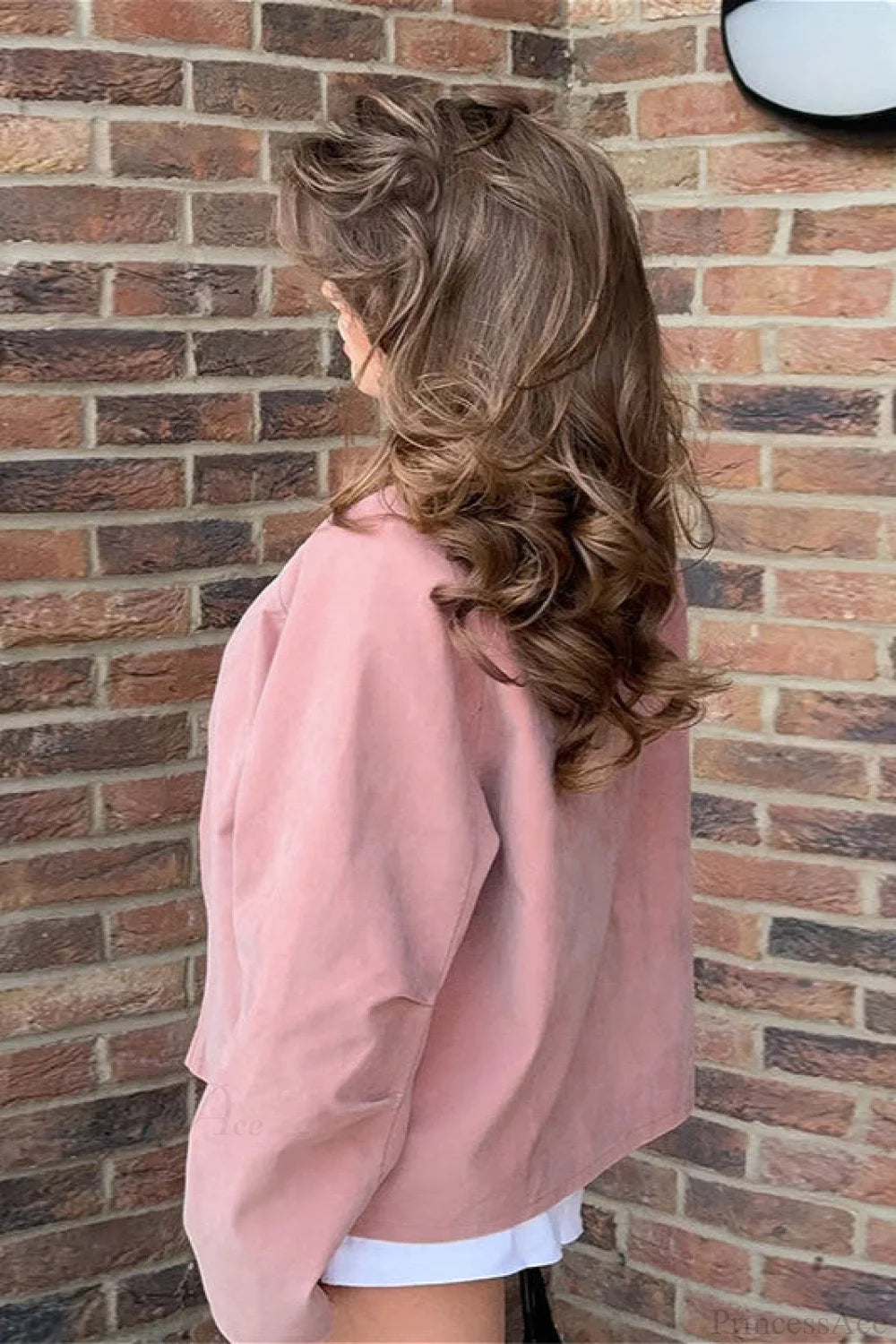 Suede Long Sleeve Solid Elegant Casual Coat