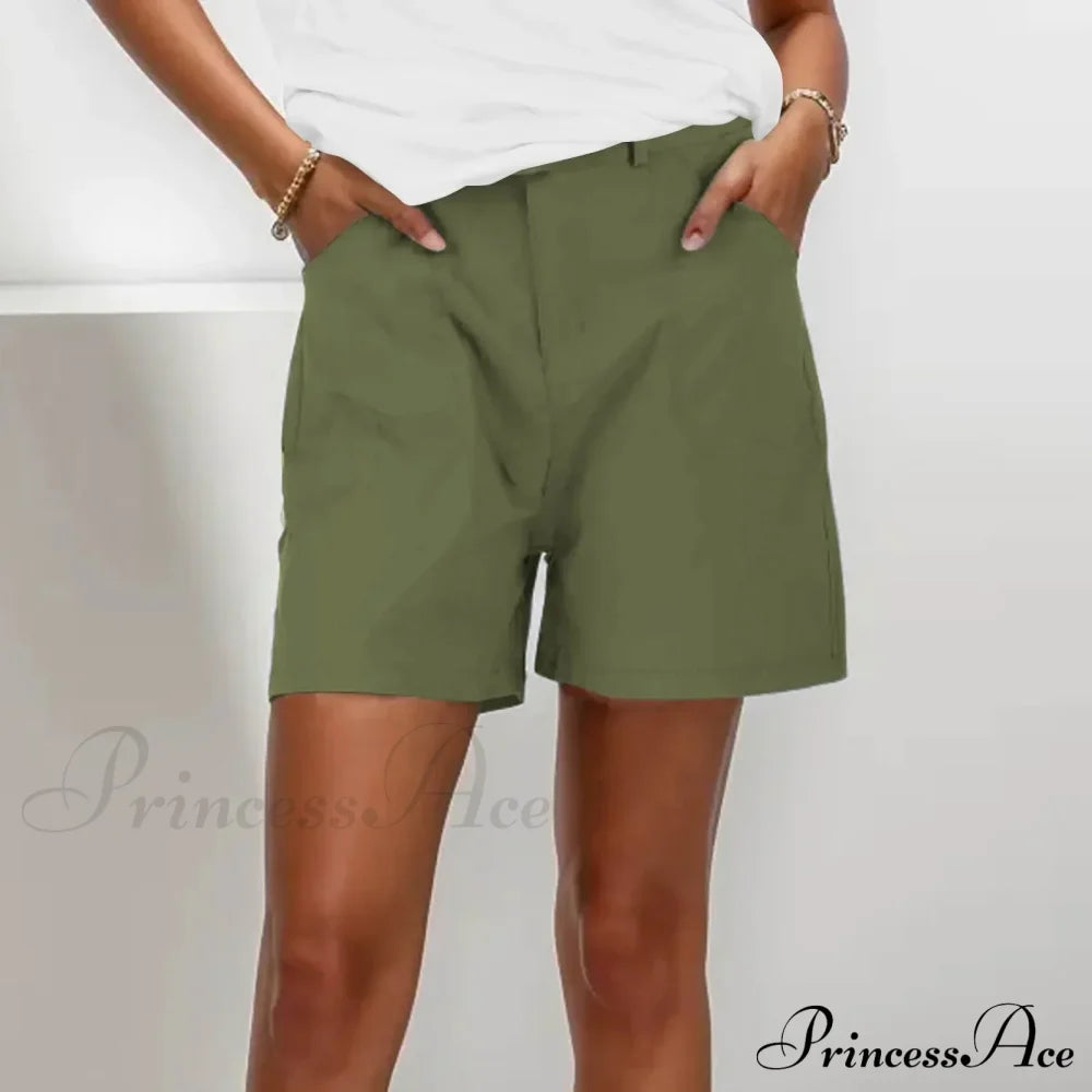 Summer Casual Chino Stretch Twill Regular Fit Hiking Short