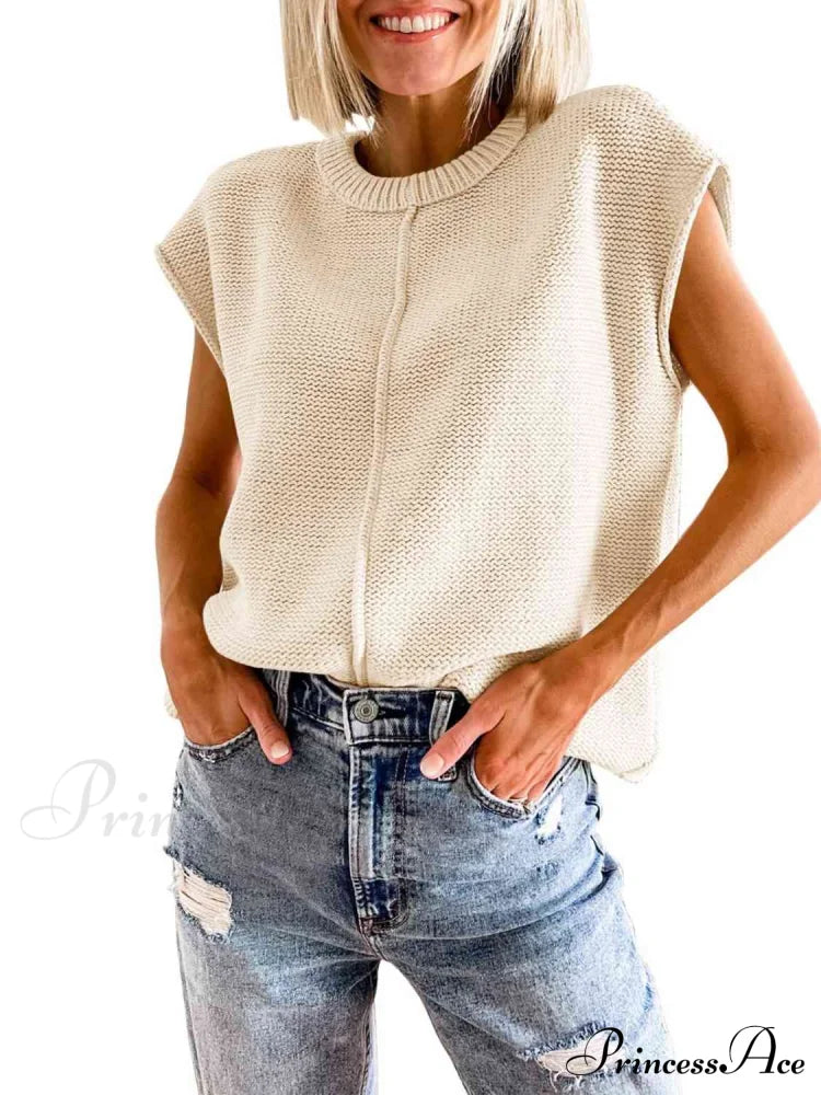 Sweater Sleeveless Vest