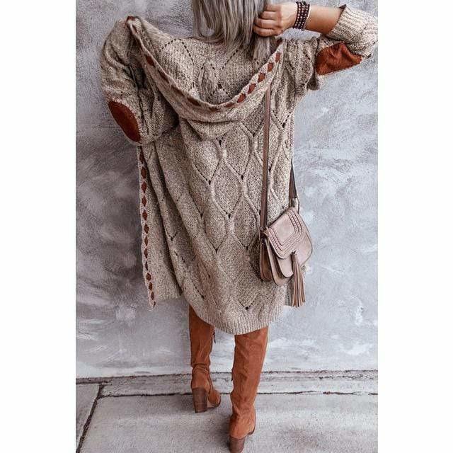 Long Hooded Cardigan