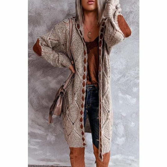 Casual Hooded Long Cardigan Khaki also bought Best Sellings cardigan cardigans clothes Sale tops Topseller