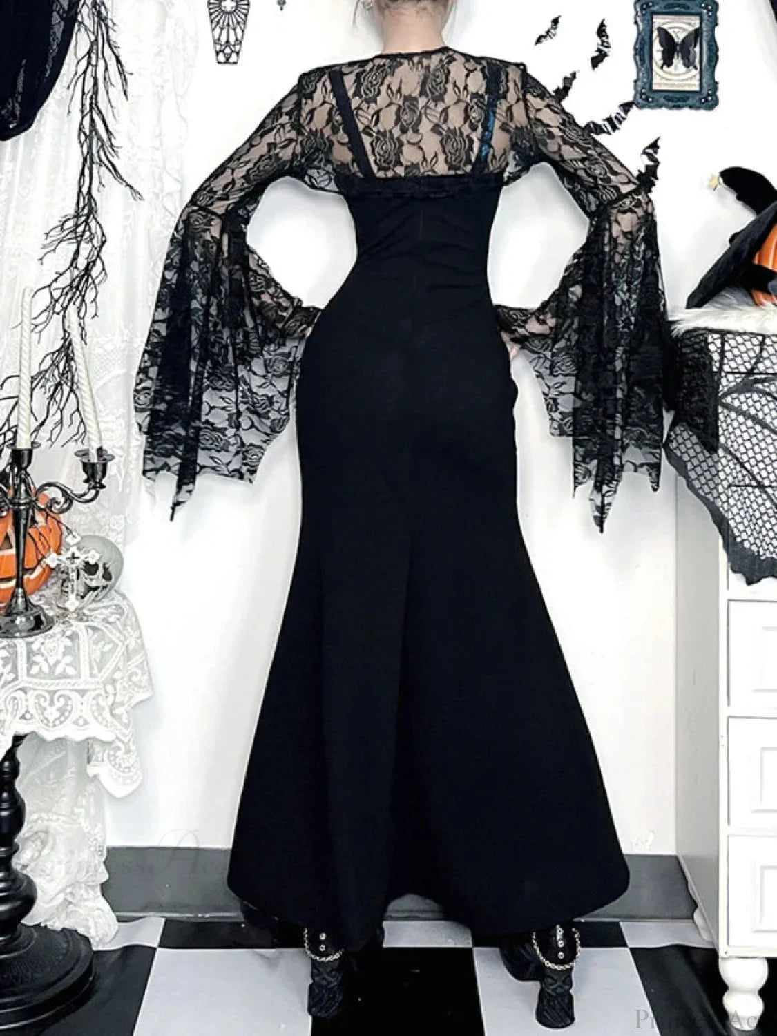 Tall Waist Bandage Bodice Maxi Dress