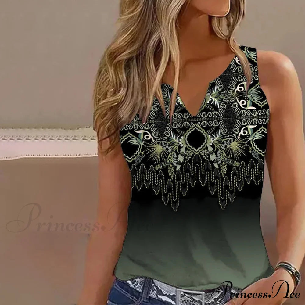 Tank Ethnic Top Blouses