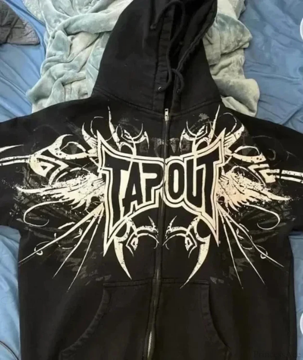 Tapout Graphic Oversized Hoodie black 3 / S
