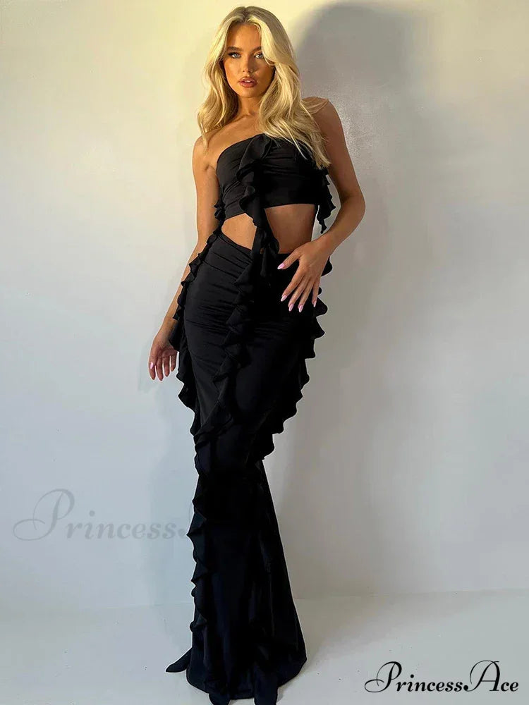 Tassel Birthday Party Outfits Maxi Dress