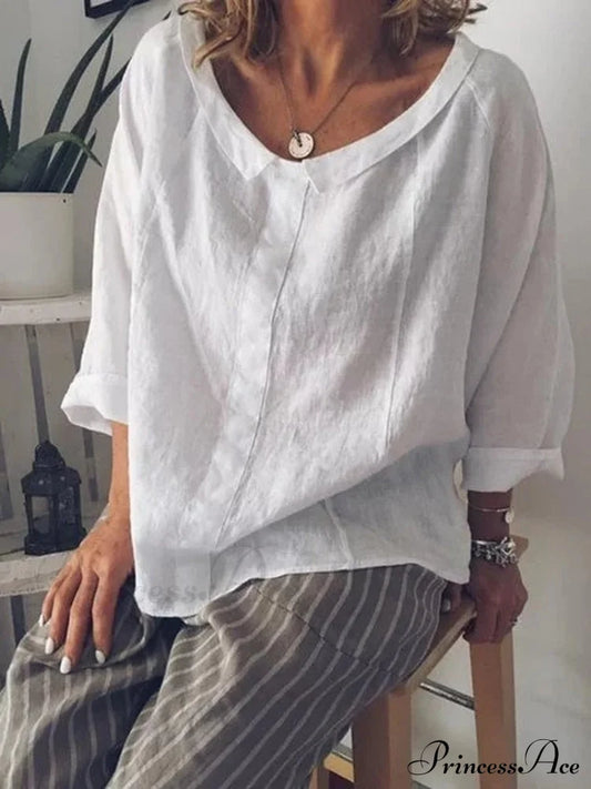 Tati Blouse White / S Tops & Blouses