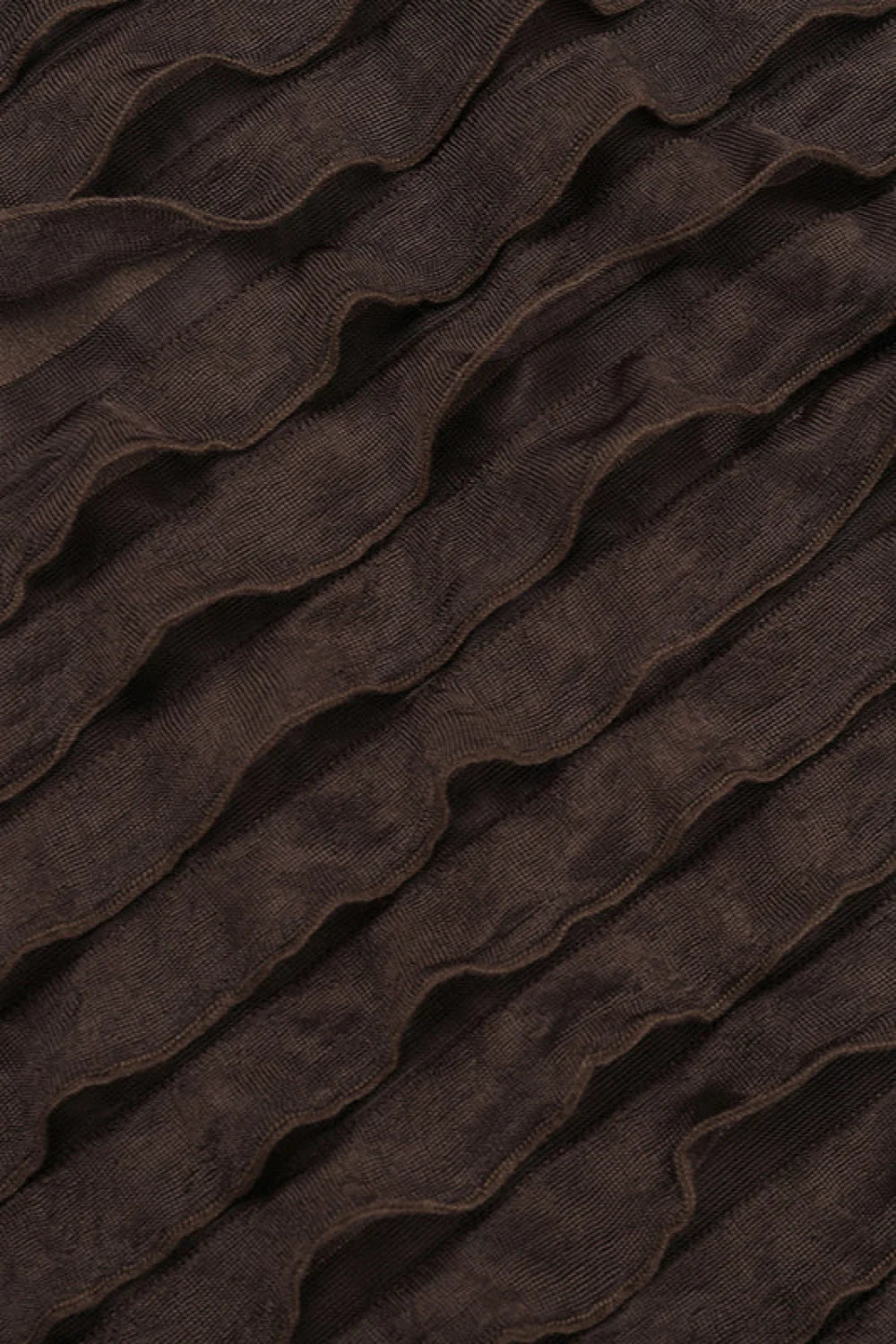 Textured Solid Long Sleeve Tee