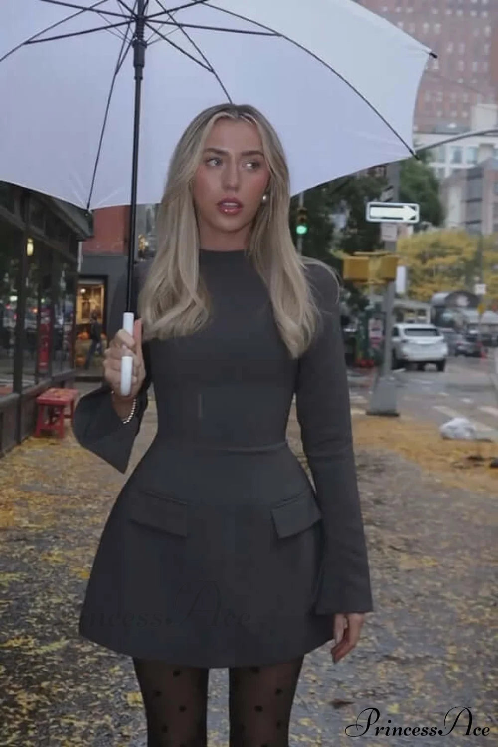 The Ultimate Muse Charming Split Sleeve Mini Dress Dresses