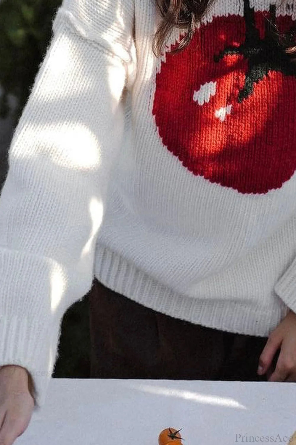 Tomato Half Neck Loose Knit Sweater