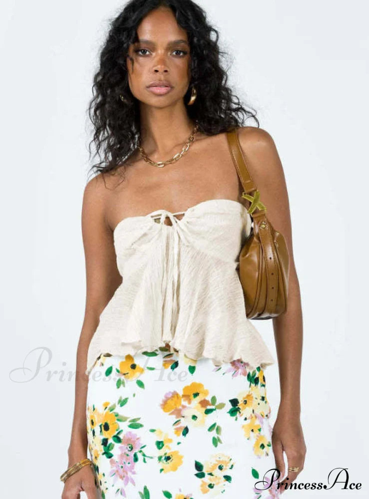 Women's Off-Shoulder Spice Girl Solid Color Short Tank Top Sexy Tube Top White clothes shirt shirts top tops