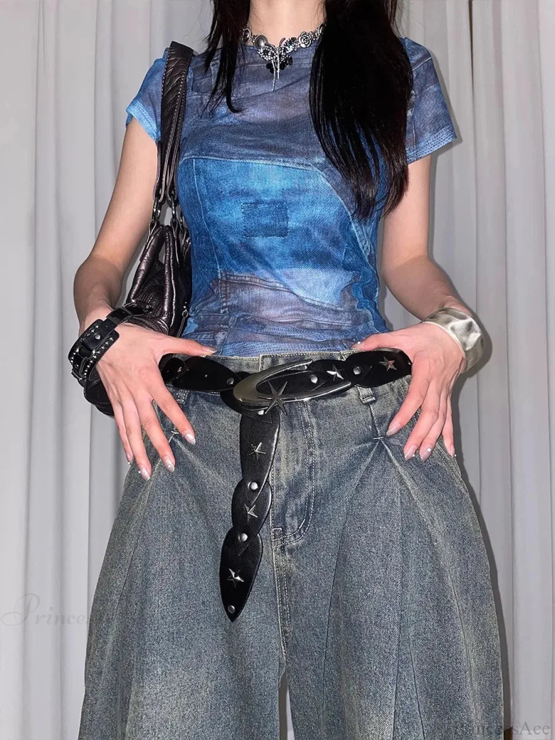 Underdog Gothic Stellar Broad Strap Black / 115CM