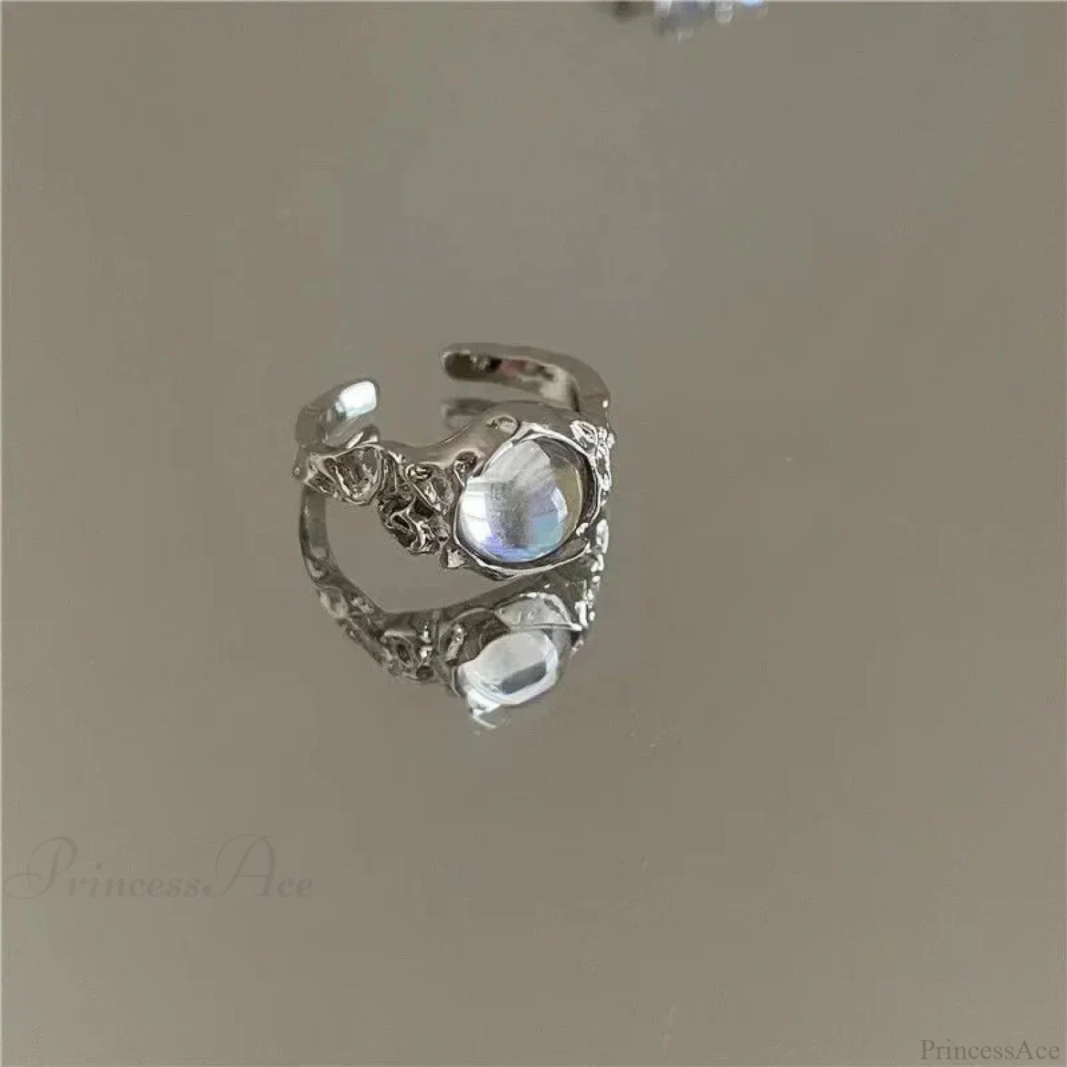 Unpredictable Cross Star Gothic Ring silver06