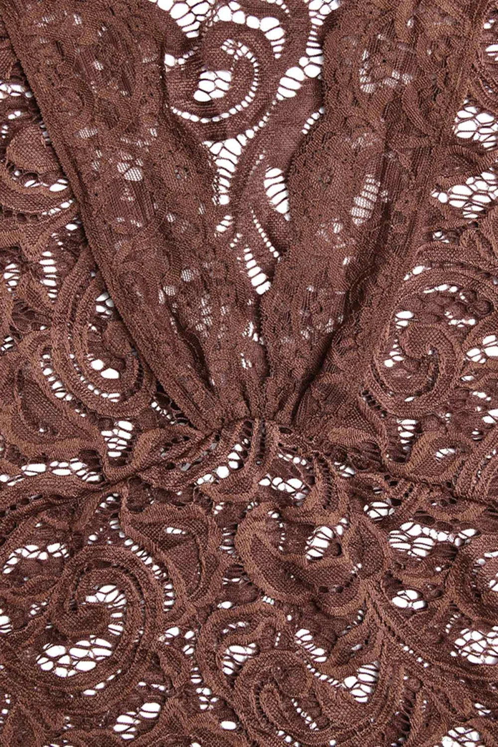 V Neck Flares Sleeve Lace Dress Mini Dresses