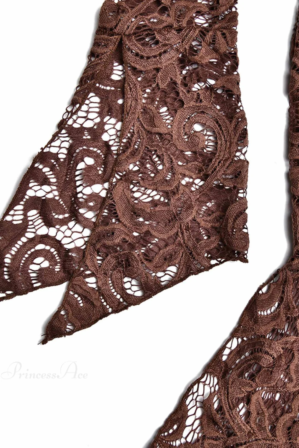 V Neck Flares Sleeve Lace Dress Mini Dresses