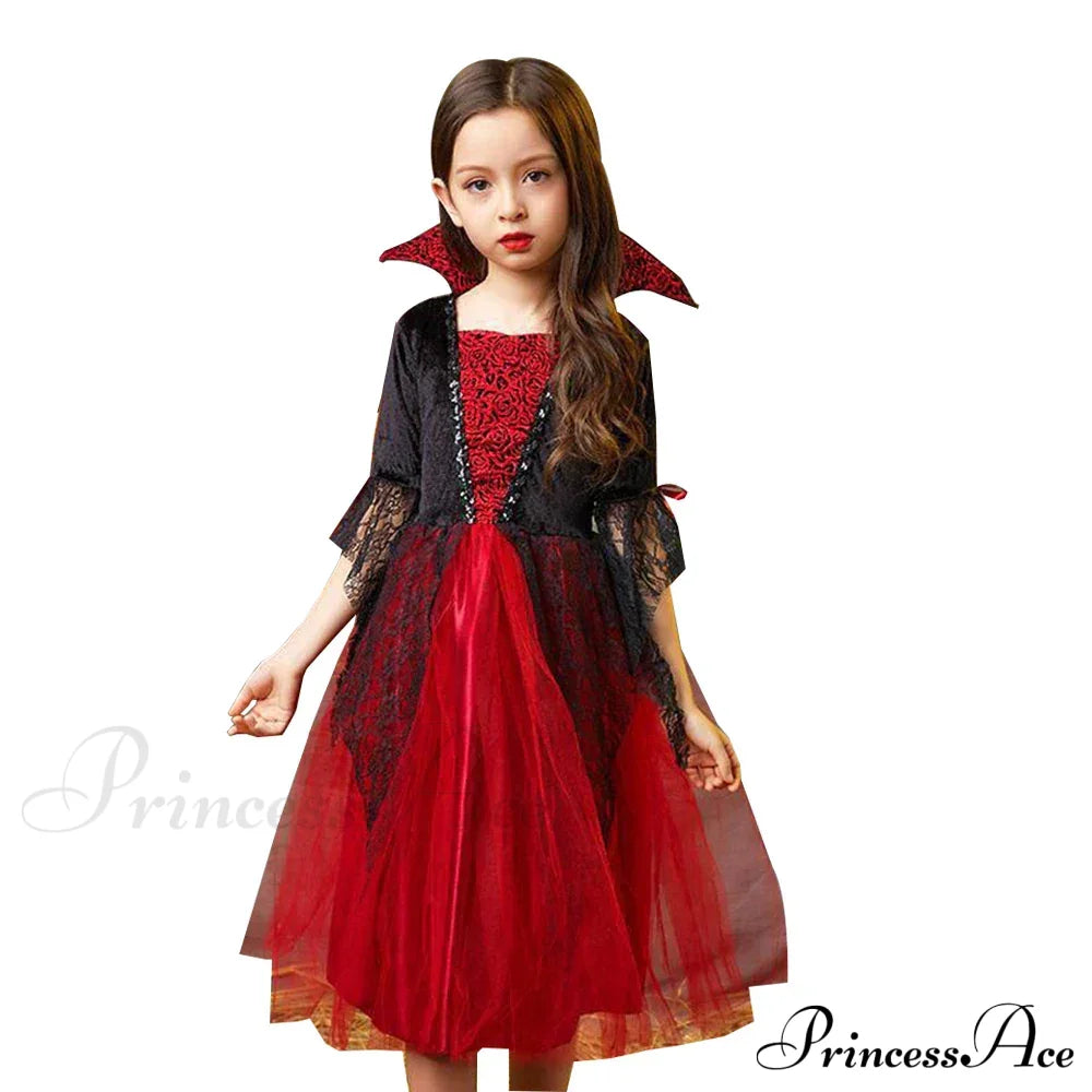 Vampire Devil Disguise Party Boys Kid Costumes 2T(100) / A Girl Dress Halloween