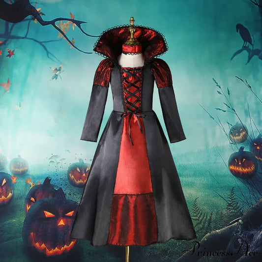 Vampire Dress Halloween Party Kid Costumes