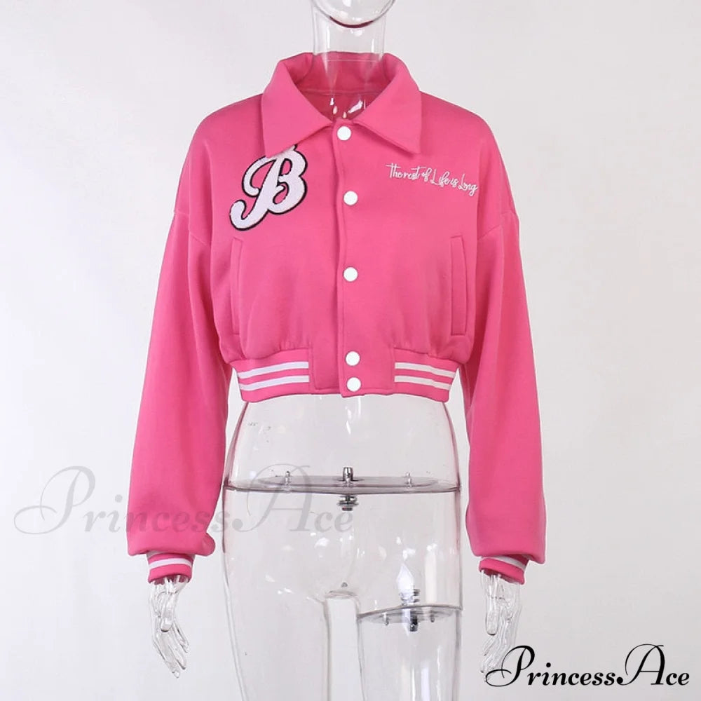 Varsity Baseball Cropped Jacket