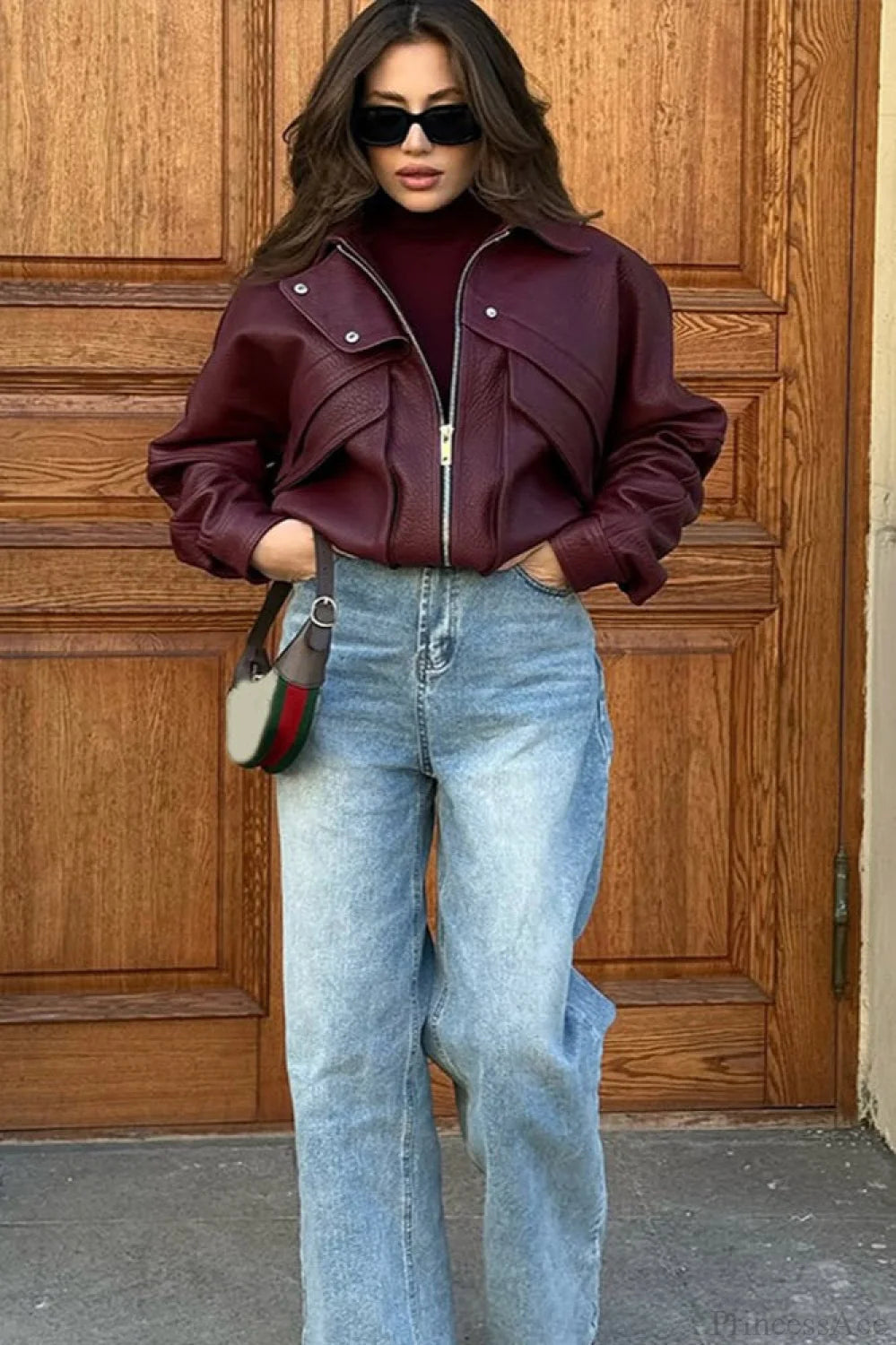 Vintage Casual Lapel Loose Suede Jacket